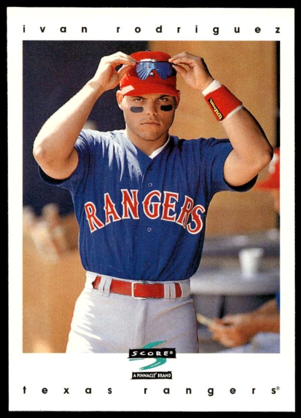 1997 Pinnacle Score Ivan Rodriguez #12 (Front)