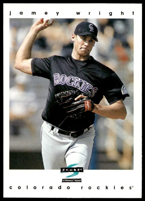 1997 Pinnacle Score Jamey Wright #121 (Front)