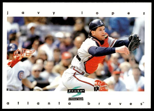 1997 Pinnacle Score Javy Lopez #105 (Front)