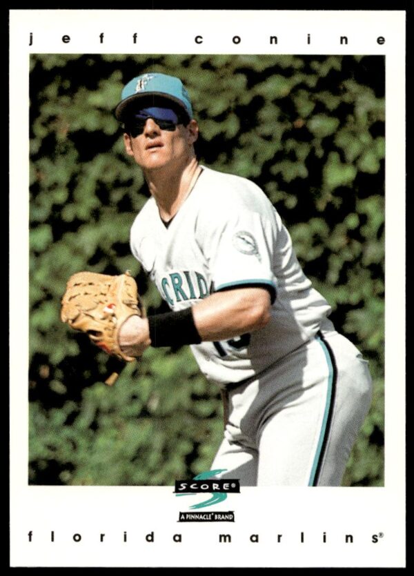 1997 Pinnacle Score Jeff Conine #4 (Front)