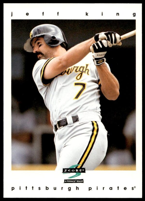 1997 Pinnacle Score Jeff King #17 (Front)