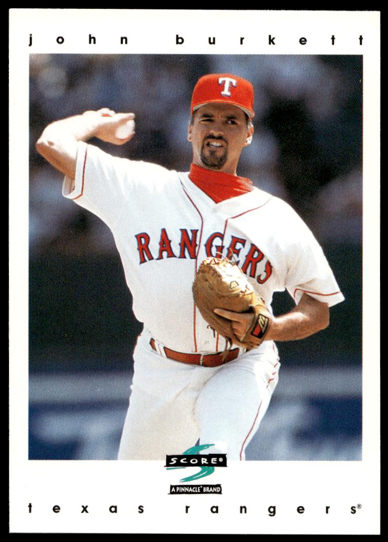 1997 Pinnacle Score John Burkett #14 (Front)