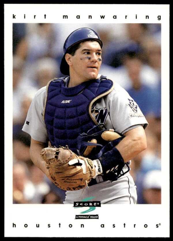 1997 Pinnacle Score Kirt Manwaring #39 (Front)
