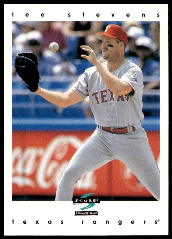 1997 Pinnacle Score Lee Stevens #376 (Front)
