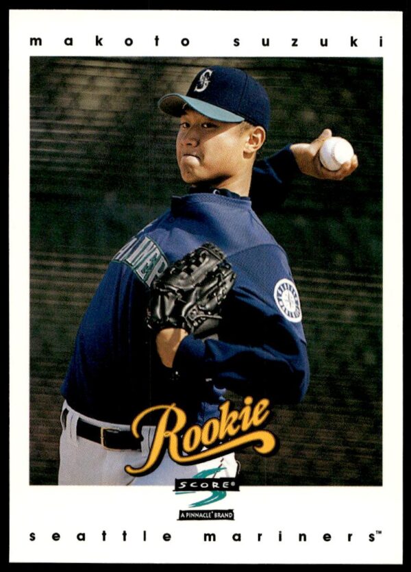 1997 Pinnacle Score Makoto Suzuki #15 (Front)