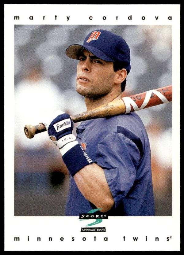 1997 Pinnacle Score Marty Cordova #34 (Front)