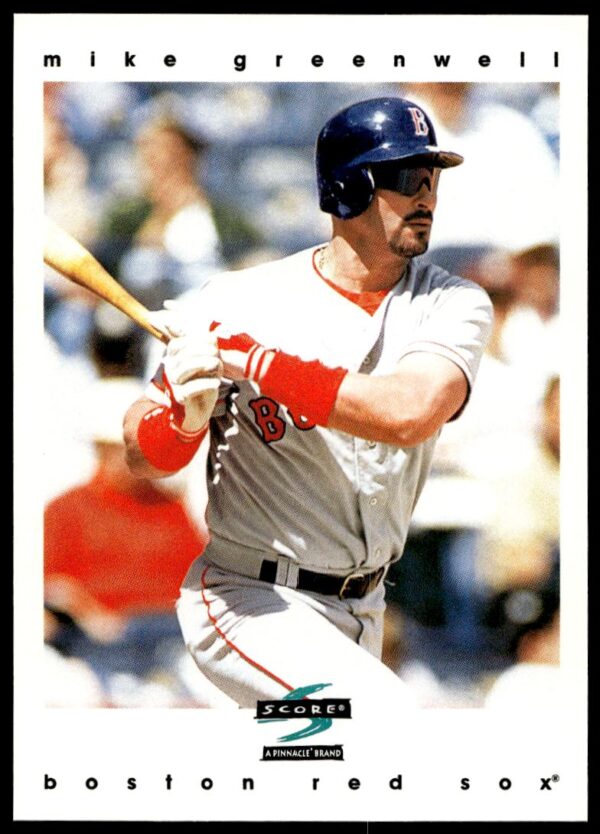1997 Pinnacle Score Mike Greenwell #12 (Front)