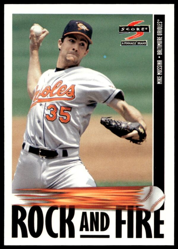 1997 Pinnacle Score Mike Mussina #519 (Front)