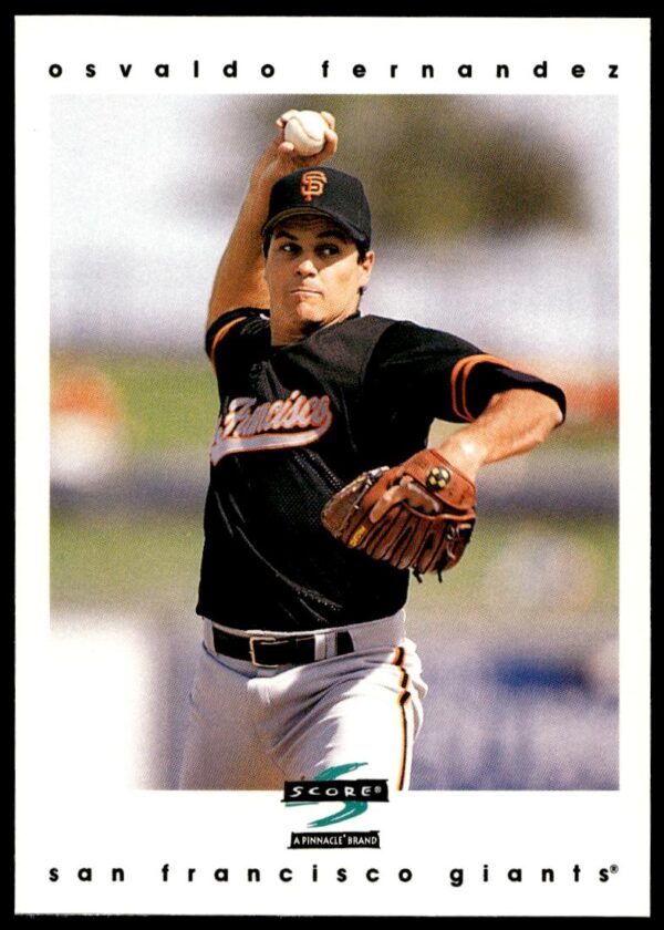 1997 Pinnacle Score Osvaldo Fernandez #300 (Front)