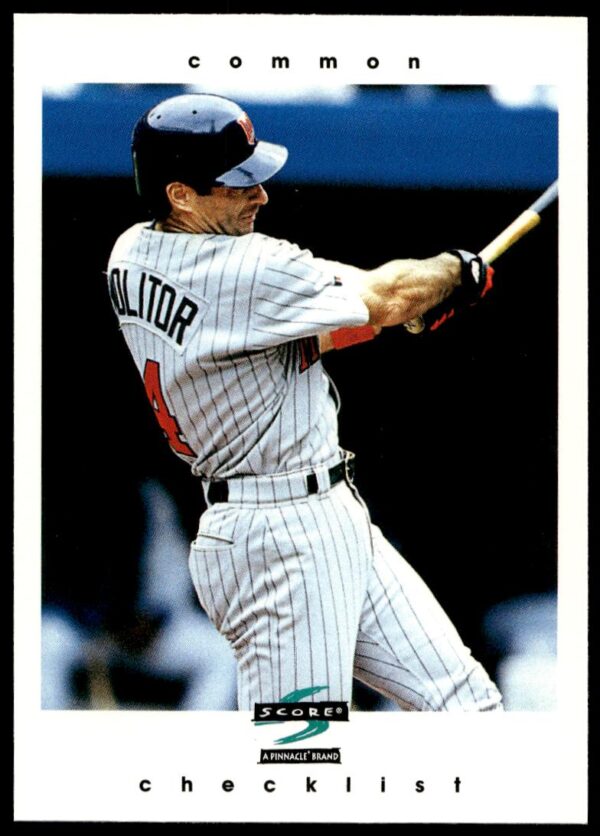 1997 Pinnacle Score Paul Molitor #329 (Front)