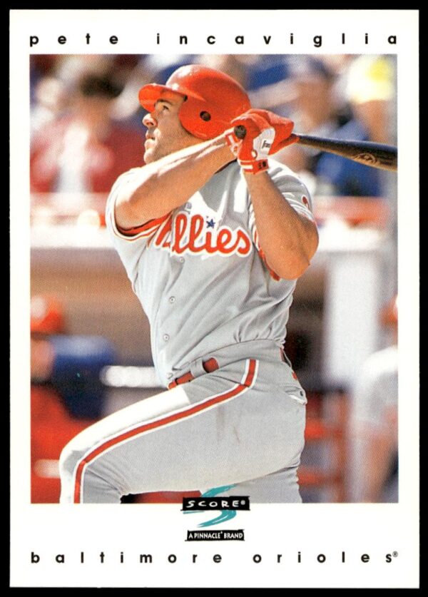 1997 Pinnacle Score Pete Incaviglia #44 (Front)