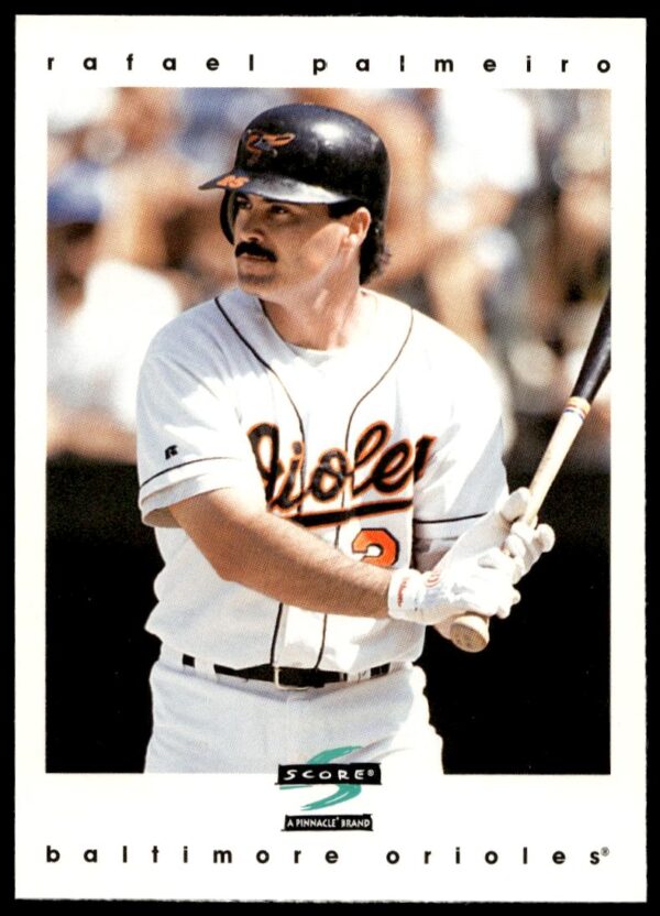 1997 Pinnacle Score Rafael Palmeiro #45 (Front)
