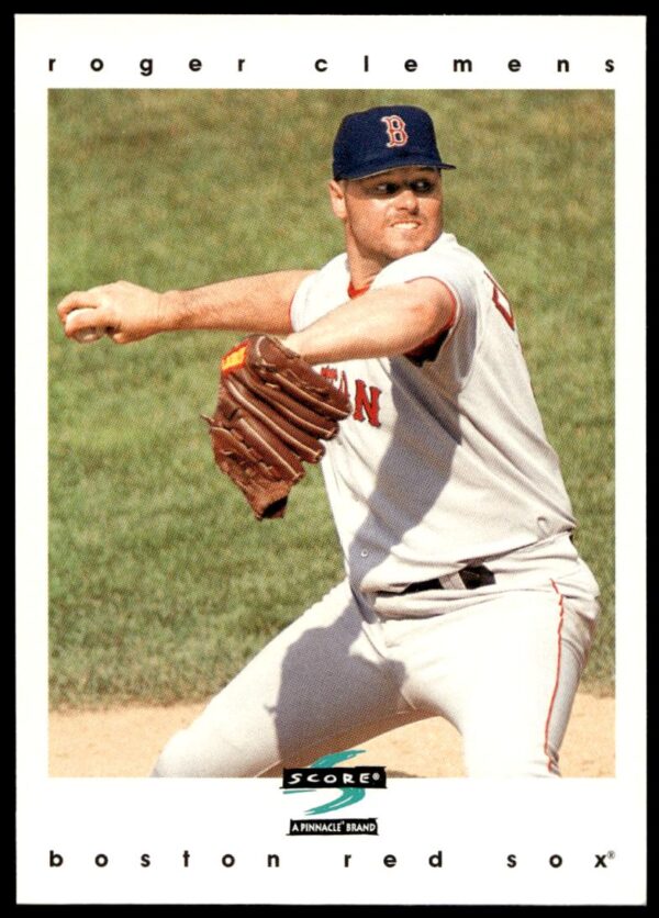 1997 Pinnacle Score Roger Clemens #8 (Front)