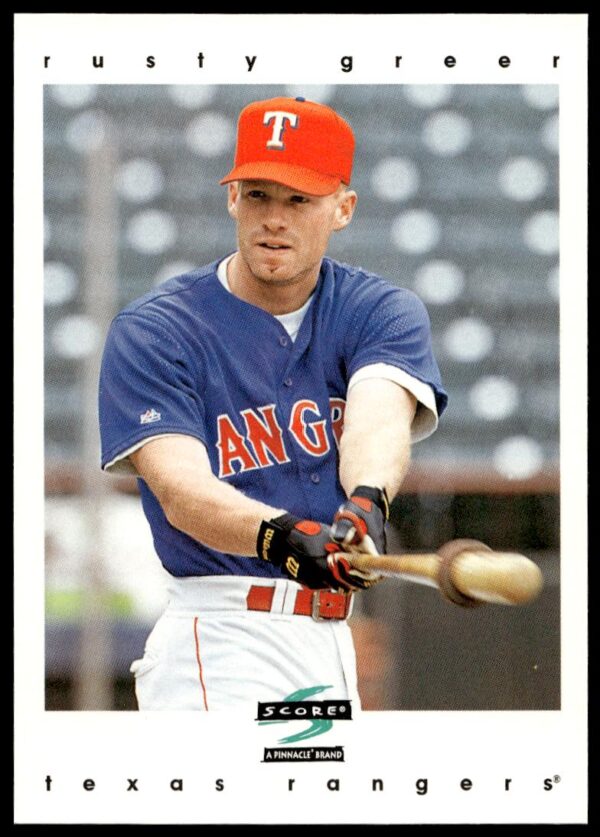 1997 Pinnacle Score Rusty Greer #4 (Front)