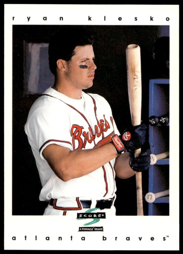 1997 Pinnacle Score Ryan Klesko #1 (Front)