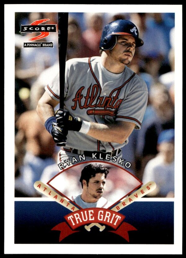 1997 Pinnacle Score Ryan Klesko #536 (Front)