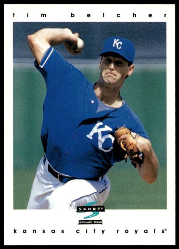 1997 Pinnacle Score Tim Belcher #390 (Front)