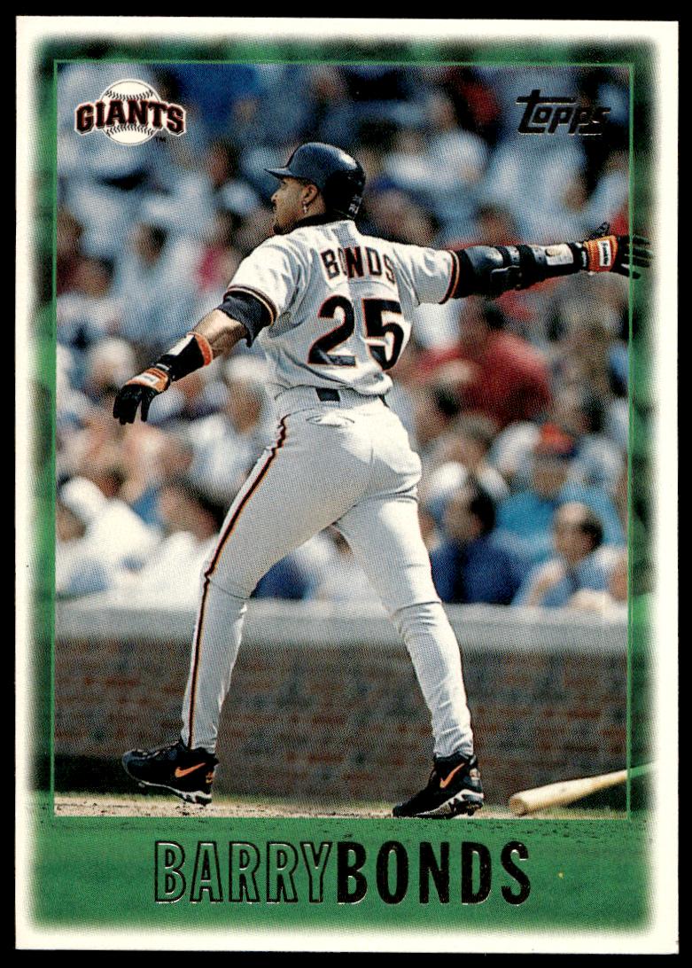 1997 Topps Series 1 Barry Bonds #1 (Front)