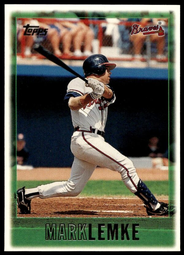 1997 Topps Series 1 Mark Lemke #94 (Front)