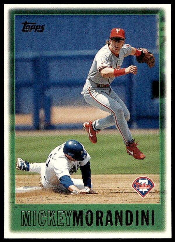 1997 Topps Series 1 Mickey Morandini #64 (Front)