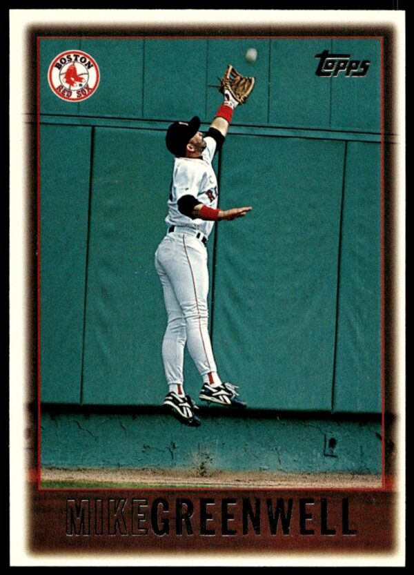 1997 Topps Series 1 Mike Greenwell #123 (Front)