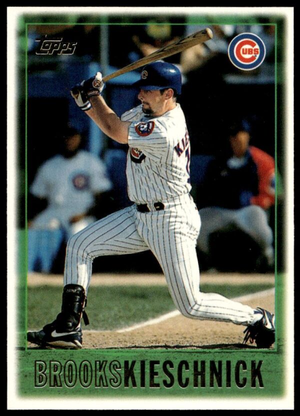 1997 Topps Series 2 Brooks Kieschnick #389 (Front)