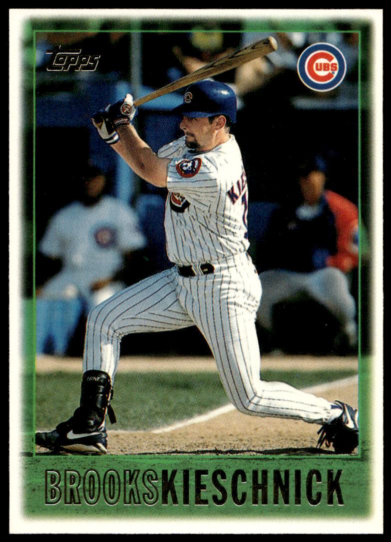 1997 Topps Series 2 Brooks Kieschnick #389 (Front)