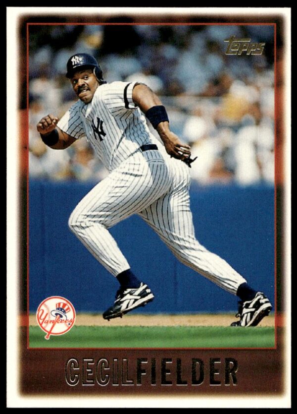1997 Topps Series 2 Cecil Fielder #411 (Front)