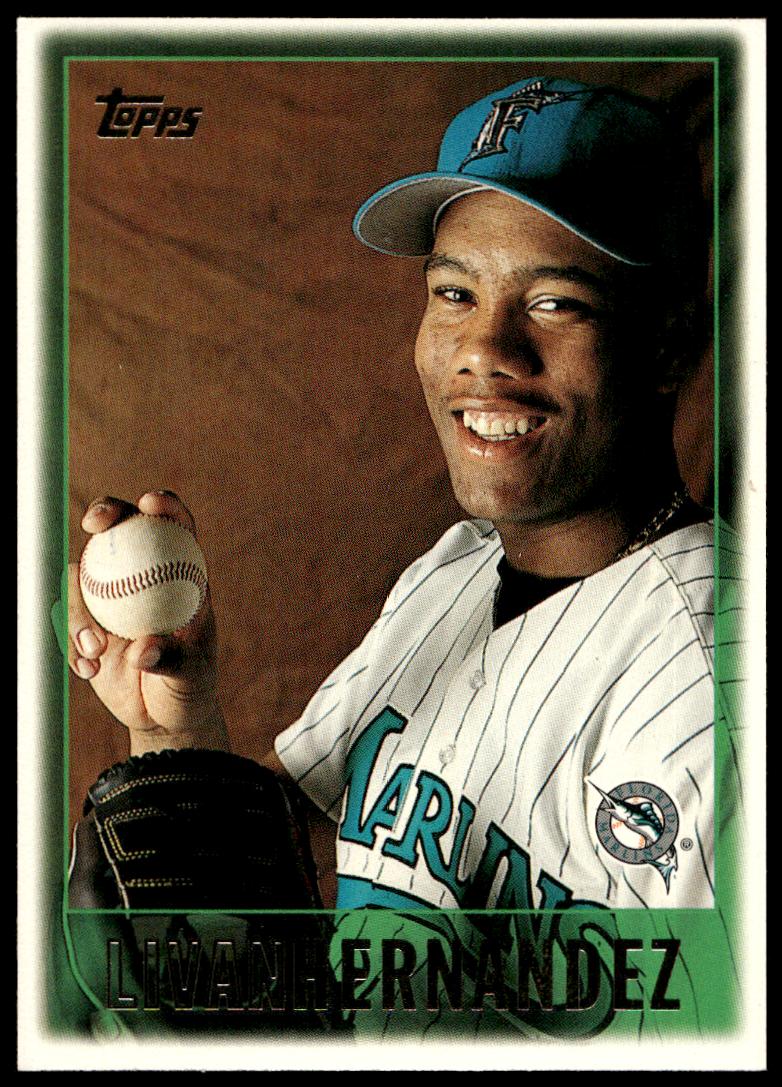 1997 Topps Series 2 Livan Hernandez #382 (Front)