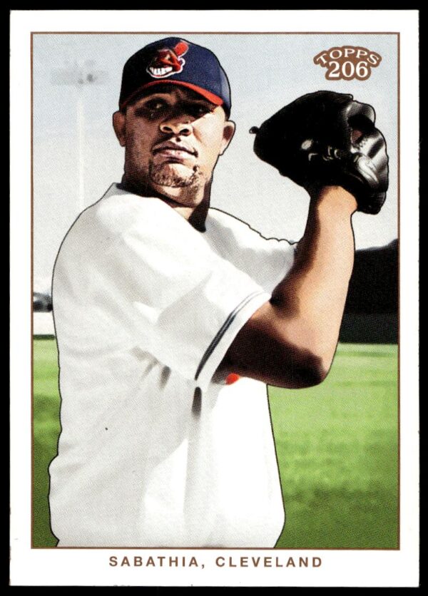 2002 Topps 206 CC Sabathia #257 (Front)