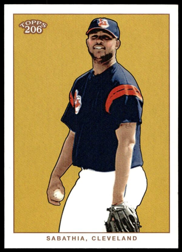 2002 Topps 206 CC Sabathia #48 (Front)