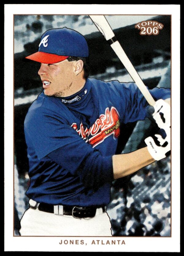 2002 Topps 206 Chipper Jones #225 (Front)