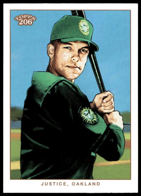 2002 Topps 206 David Justice #52 (Front)