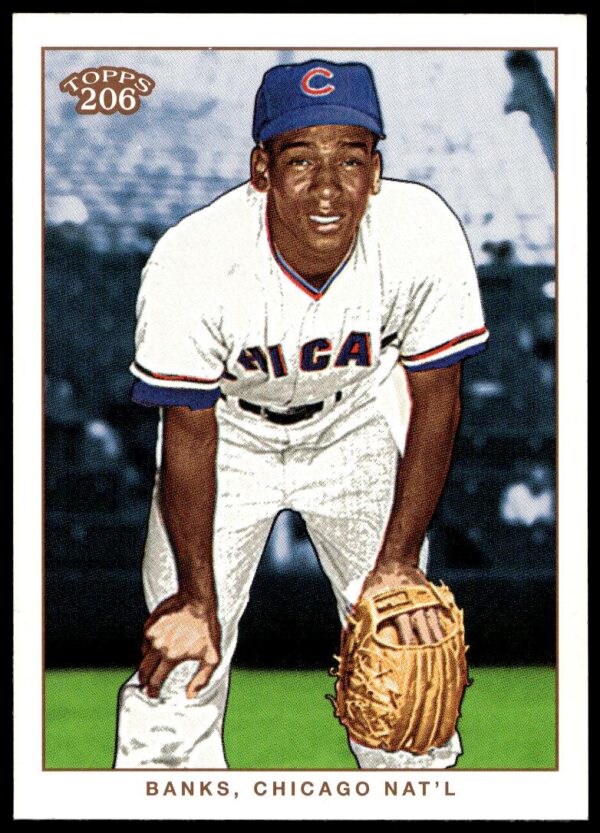 2002 Topps 206 Ernie Banks #157 (Front)