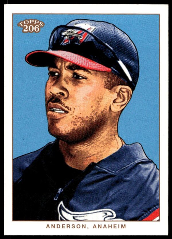 2002 Topps 206 Garret Anderson #3 (Front)