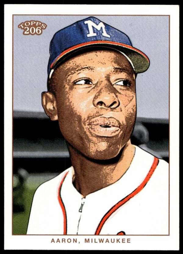 2002 Topps 206 Hank Aaron #156 (Front)