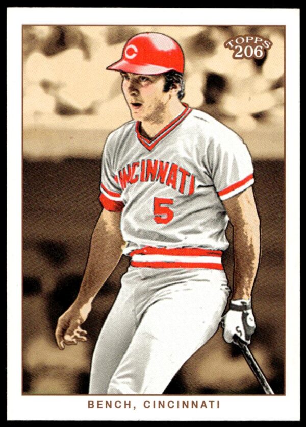 2002 Topps 206 Johnny Bench #158 (Front)