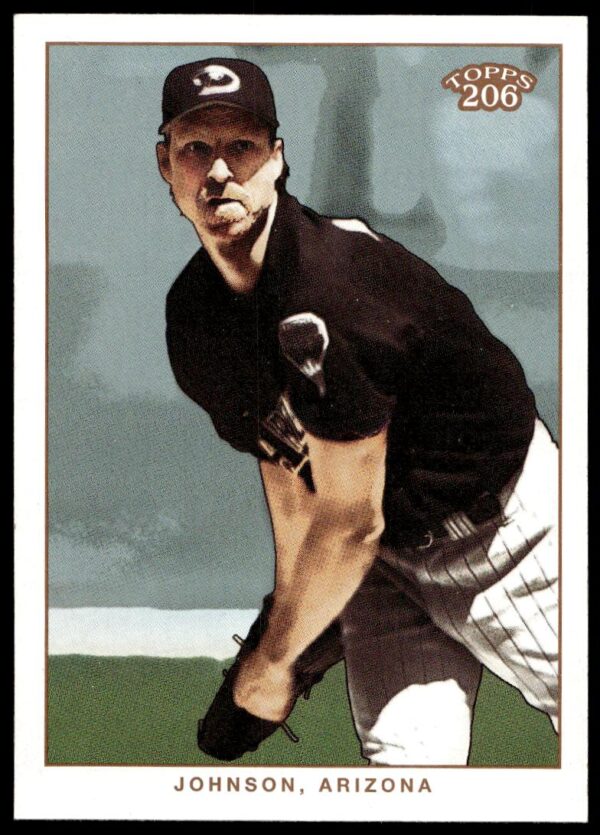 2002 Topps 206 Randy Johnson #195 (Front)