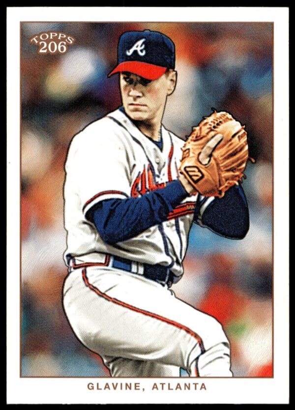 2002 Topps 206 Tom Glavine #42 (Front)