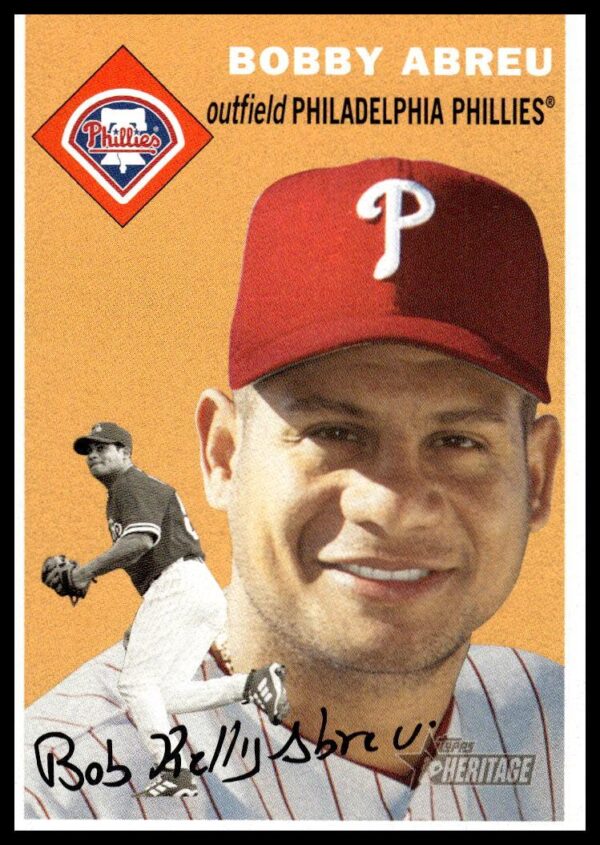 2003 Topps Heritage Bobby Abreu #181 (Front)