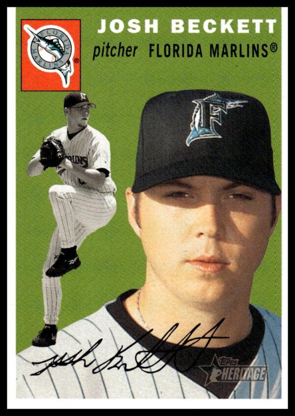 2003 Topps Heritage Josh Beckett #155 (Front)