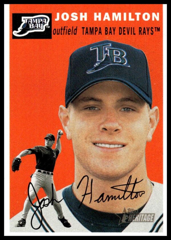 2003 Topps Heritage Josh Hamilton #124 (Front)