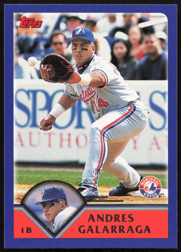 2003 Topps Series 1 Andres Galarraga #27 (Front)