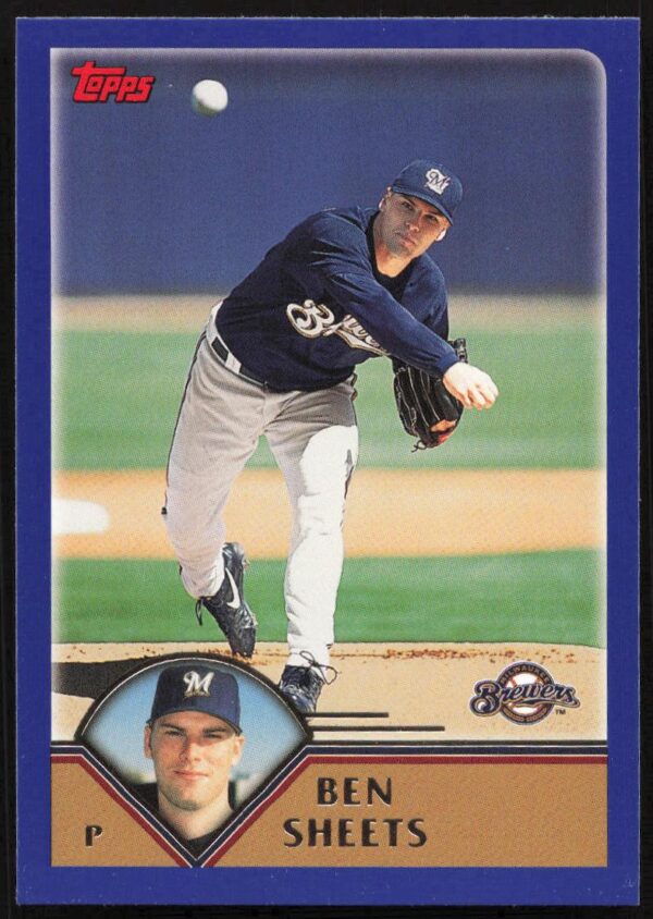 2003 Topps Series 1 Ben Sheets #147 (Front)