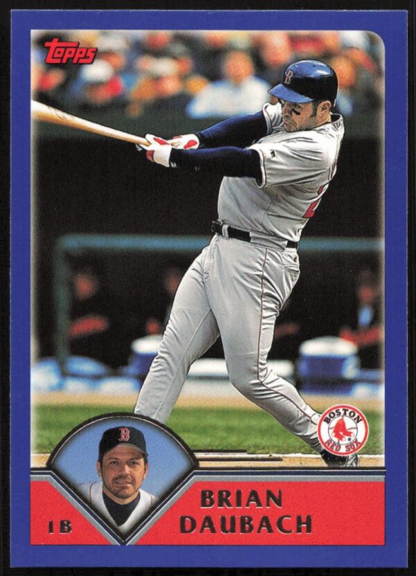 2003 Topps Series 1 Brian Daubach #132 (Front)