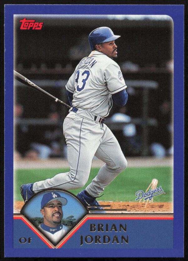 2003 Topps Series 1 Brian Jordan #55 (Front)