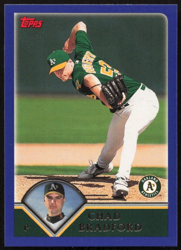 2003 Topps Series 1 Chad Bradford #29 (Front)