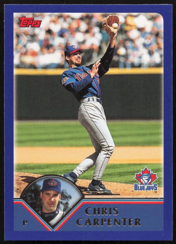 2003 Topps Series 1 Chris Carpenter #128 (Front)