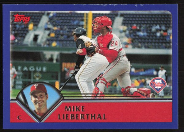 2003 Topps Series 1 Mike Lieberthal #117 (Front)