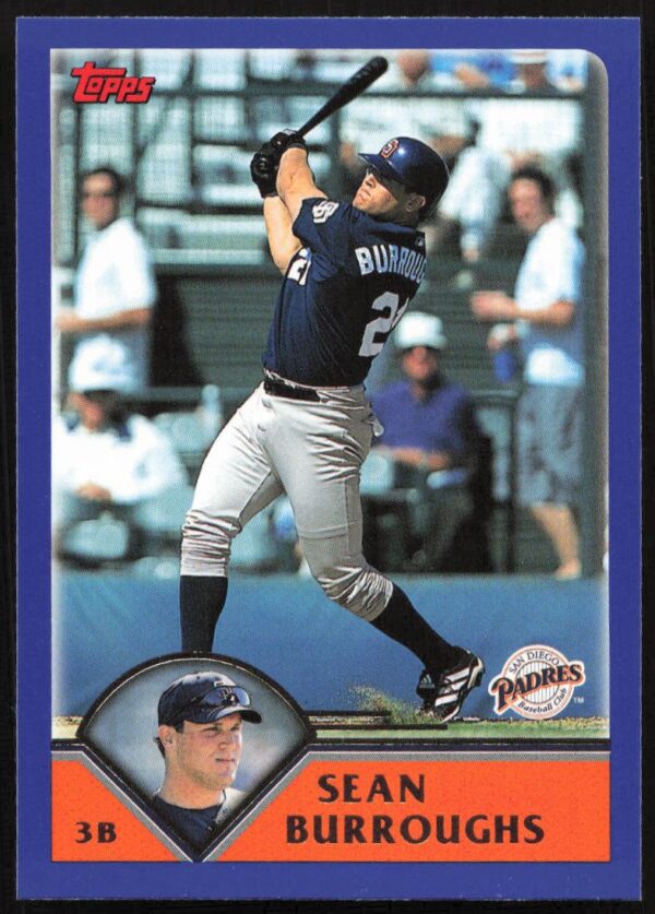 2003 Topps Series 1 Sean Burroughs #243 (Front)